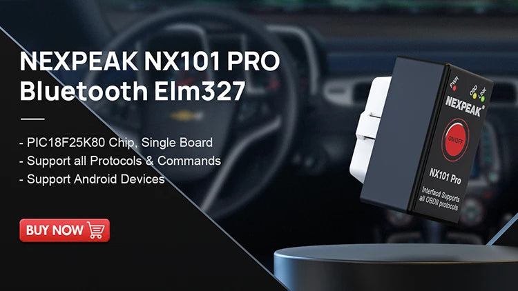 ELM327 v 1 5 OBD2 Scanner muslimbluetooth ELM 327 NEXPEAK NX101 strumento diagnostico per auto per lettore di codici Android Vgate Icar2
