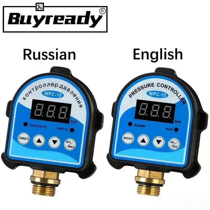Interruttore di Controllo della Pressione digitale WPC-, Display Digitale Regolatore di Pressione per la Pompa Dell'acqua WPC 10 Eletronic Con G1/2 "adattatore