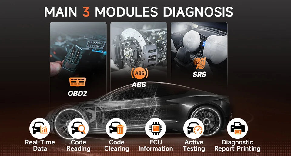 FOXWELL NT630 Plus OBD2 Scanner automobilistico Motore ABS SRS EPB OIL SAS Lettore di codici di calibrazione ODB OBD2 Strumento diagnostico per auto