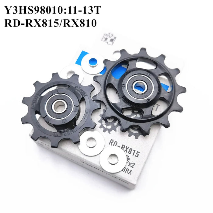 Set puleggia deragliatore posteriore Shimano 4700/5800/6800/R8000/M4000/M610/M6000/M7000/M780/M8000/6700/Deore/XT/SLX/Ultegra/105/GRX