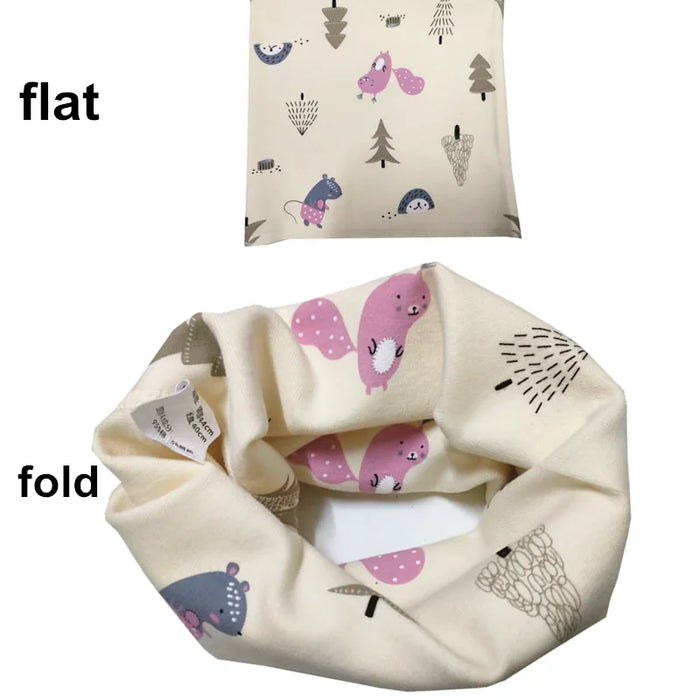 Nuovo autunno inverno bambini sciarpa di cotone LIC bambini bambino sciarpa al collo ragazzi ragazze sciarpe bambino collare caldo O anello fazzoletto da collo magico