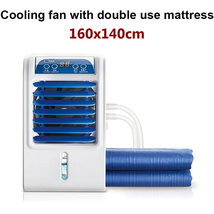 Letto per circolazione dell'acqua Materassino per dormire ghiacciato Materasso per refrigerazione raffreddato ad acqua Ventola di raffreddamento Condizionatore Aria condizionata Dispositivo di raffreddamento EU US