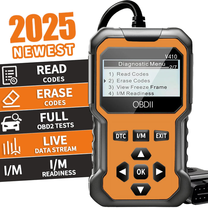 Strumento diagnostico per scanner Obd2 per auto Lettore di codici Lettore di codici di guasto del motore Il scanner può creare tutti gli strumenti di scansione per auto dell'accordo Obd Ii nel 1996