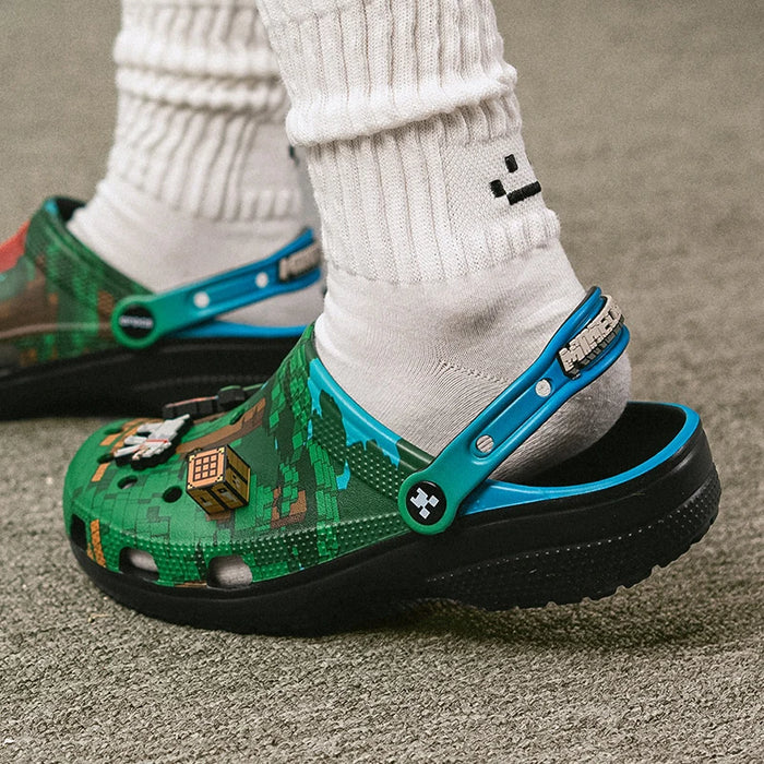 Nuovo My World Anime Gioco Bambini Adulti 3d Scarpe da spiaggia per la casa Pantofole estive Sandali con foro Pantofole Sandali Eva per regalo per bambini