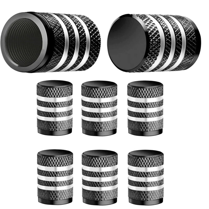 8Pc Cappucci per valvole per pneumatici Copri stelo per cerchioni Tappo per ruota automatico antipolvere Cappucci per capezzoli in lega di alluminio per auto e moto Bici