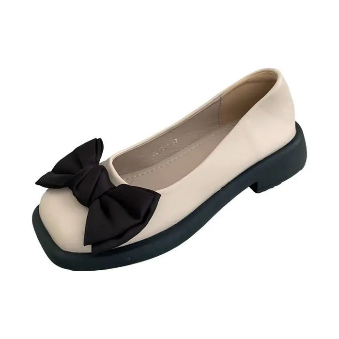 Scarpe da donna retrò scarpe singole francesi fiocco quadrato scarpe Mary Jane 2022 nuovo 35-43 grande