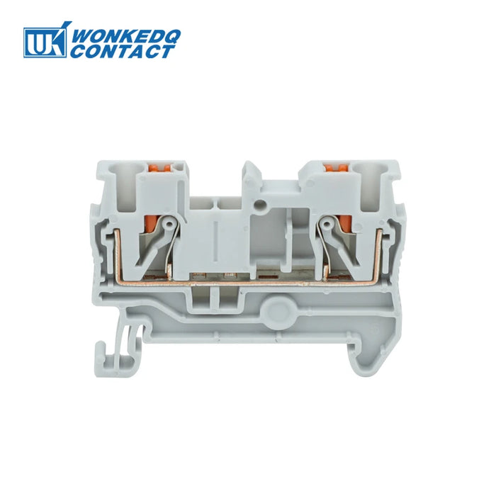 10 Pz PT 2.5 Push-in Terminale 2.5mm2 Cavo Connettore Elettrico Morsettiera Su Guida DIN Spina Striscia di Alimentazione PT2.5 PT-2.5