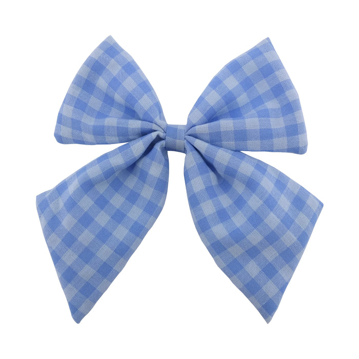 Fiocchi per capelli in cotone e lino Boutique Fermagli per capelli Neonate Donne Grandi mollette per fiocco da marinaio Fermagli per capelli Accessori per capelli Copricapo