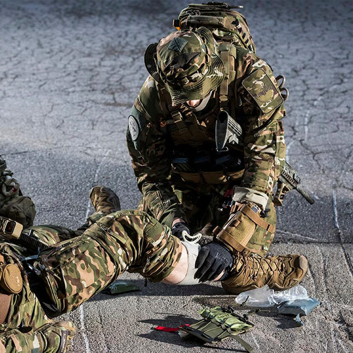 Kit di pronto soccorso custodia fornita set completo Molle per configurare kit di sopravvivenza Kit di emergenza all'aperto Trauma Outdoor Gear IFAK EMT