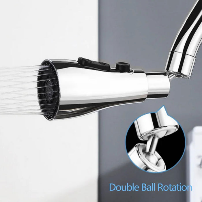 Universale 360 ° ruota rubinetto della cucina Extender aeratore plastica Splash Filter cucina lavabo rubinetto gorgogliatore ugello aeratore