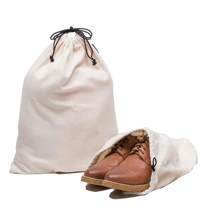 Piccoli sacchetti regalo in cotone bianco 5x7 cm 8x10 cm 9x12 cm Sacco bomboniera per caramelle per feste Borsa personalizzata con coulisse in mussola Custodia con logo per gioielli