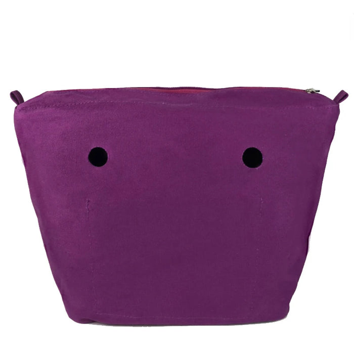 Nuovo formato classico Inserto impermeabile solido Fodera interna Inserto Tasca con cerniera per borsa Obag O Bag Accessori in silicone