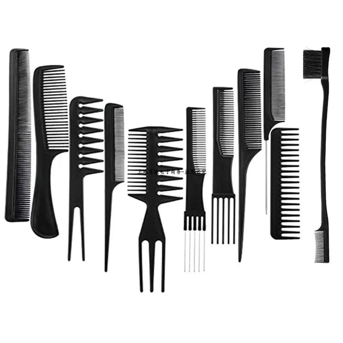 Nuovi arrivi uomo donna salone di bellezza styling dei capelli parrucchiere spazzola di plastica nera pettini strumenti di modellazione spazzola per capelli antistatica
