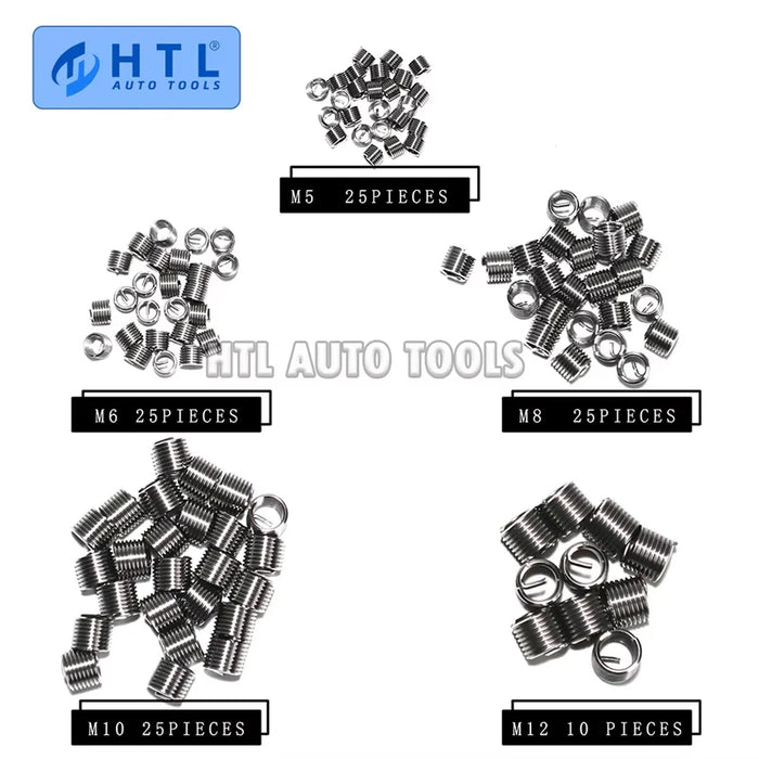 131 pezzi blocco motore ripristino kit di strumenti di riparazione filettatura danneggiata M5 M6 M8 M10 M12 professionale