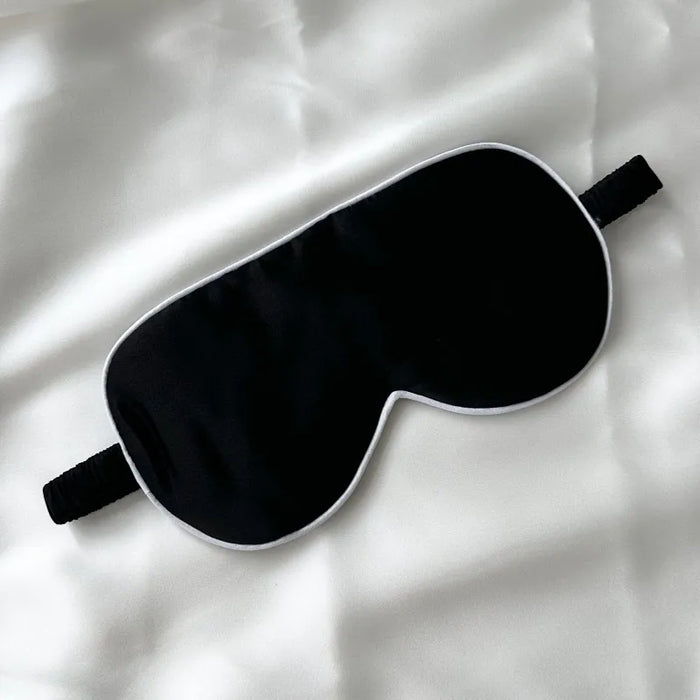 Maschera per gli occhi per il sonno in pura seta al 100% entrambi i lati Copertura per gli occhi in seta di moda Ombra Benda morbida Aiuto relax da viaggio Multicolor