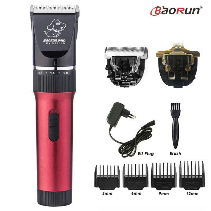 BaoRun P6 Tagliacapelli professionale per cani Ricaricabile Pet Cat Grooming Clipper Rasoio Taglierine elettriche a basso rumore Macchina per taglio di capelli