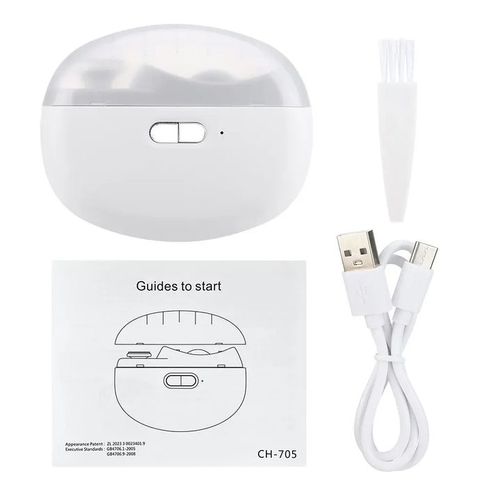Tagliaunghie elettrico rettifica e lucidatura 2 in 1 smerigliatrice per unghie automatica portatile multifunzionale strumento elettrico per Manicure