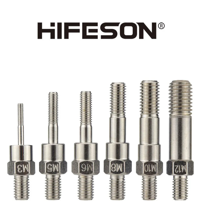 HIFESON Mano Rivetto Dado Pistola Parte Manuale Filettato Rivetto Testa Viti di Ricambio Tirare Asta Per BT-606 605 607 M3 M4 M5 M6 M8 M10 M12