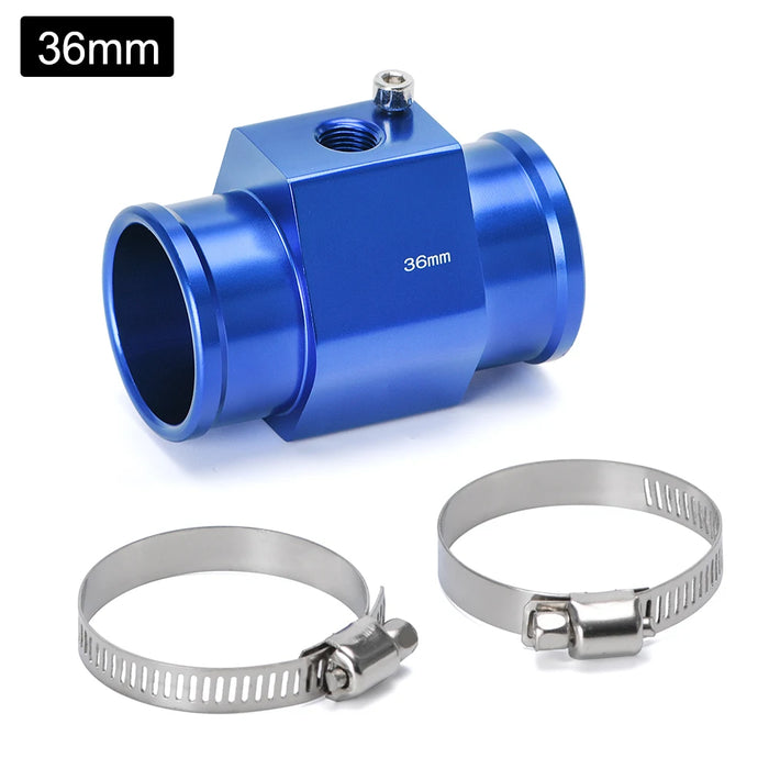 1Pc di Acqua Sensore di Temperatura Temp Tubo Comune Gauge Radiatore Tubo Adattatore Formato 28mm / 30mm / 32mm / 34mm / 36mm / 38mm / 40 millimetri