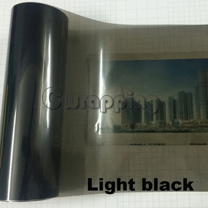 Auto Car Tint Faro Fanale posteriore Fendinebbia Vinile Fumo Pellicola PVC Foglio Adesivo Copertura Car Styling 12 pollici X 40 pollici Adesivo per auto