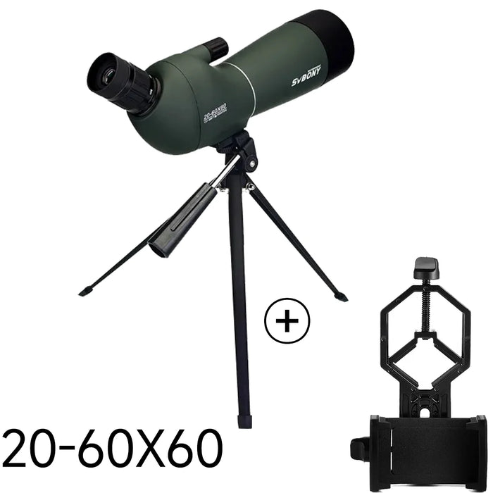 Svbony SV28 Cannocchiale 50/60/70/80mm Zoom potente con treppiede impermeabile, attrezzatura da campeggio, tiro al bersaglio, osservazione degli uccelli
