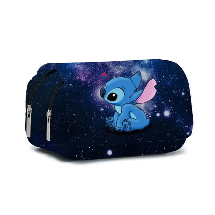 Stitch Pencil Case Storage Bag grande capacità Super Large Cute Gift ragazzi studenti e ragazze cancelleria materiale scolastico cancelleria