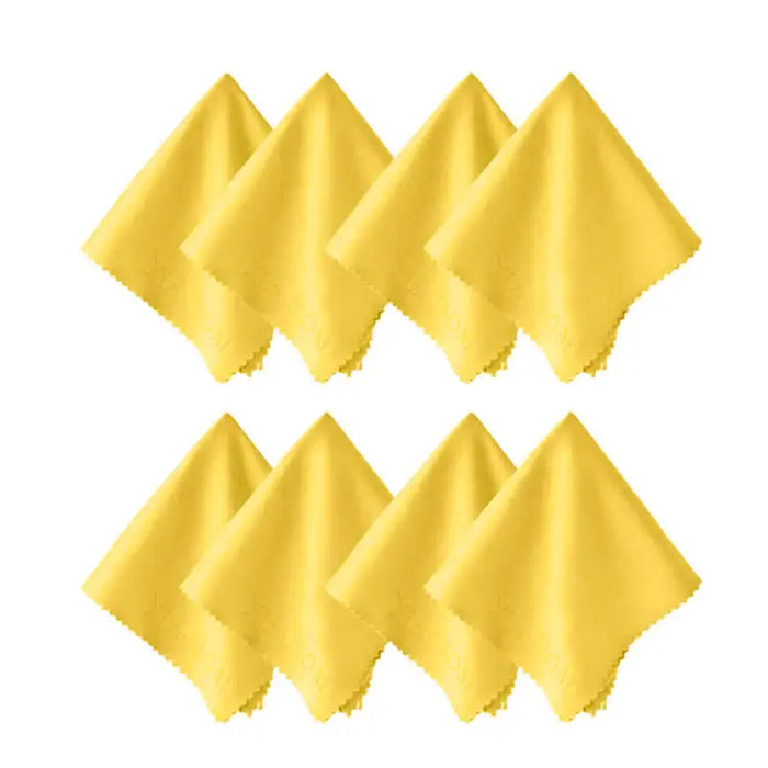 XizeHOM 8 pz/lotto Detergente per occhiali di alta qualità 20*20 cm Panno per pulizia occhiali in microfibra per lenti Salviette per la pulizia dello schermo del telefono
