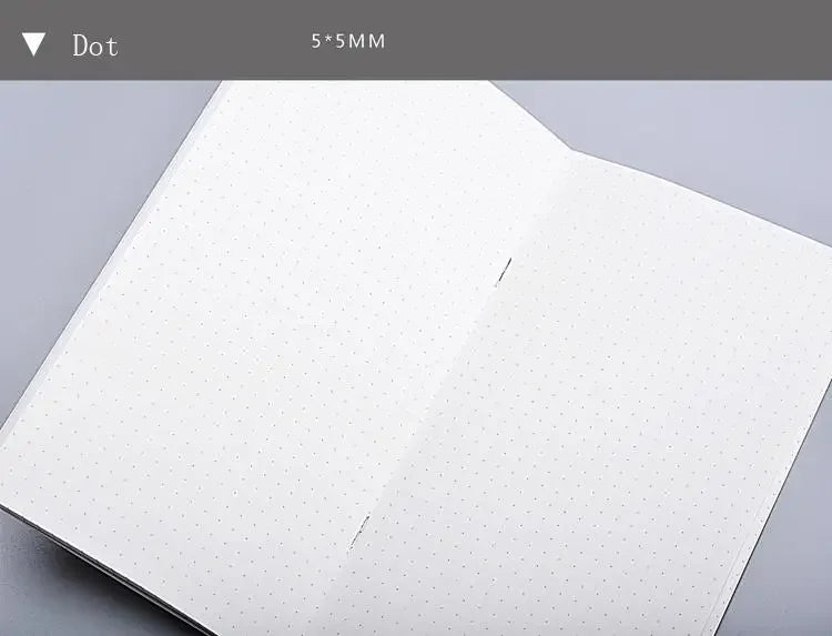 Fromthenon Filler Papers For Midori Travelers Notebook Vuoto Gird Mese Piano settimanale Notebook retrò Ricarica Core Cancelleria vintage