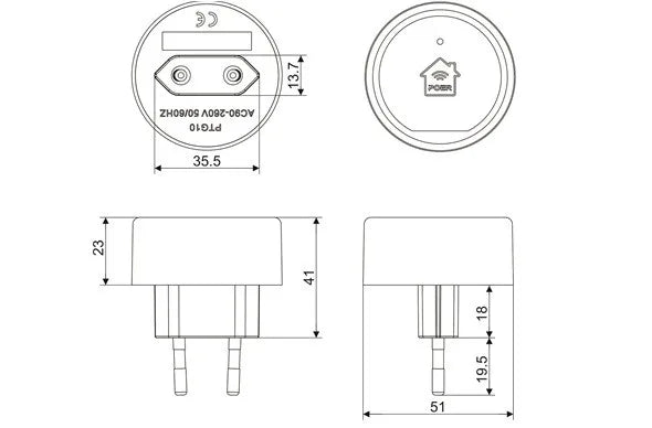 Termostato per riscaldamento WiFi wireless POER Termoregolatore intelligente regolatore di temperatura digitale per caldaia a gas pavimento caldo con Alexa