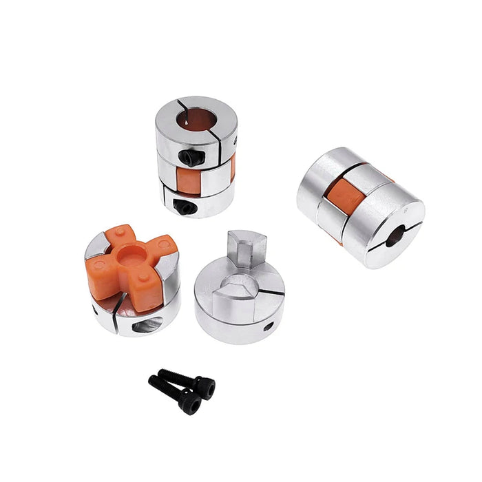 D20L25 attacco motore flessibile a mascella in alluminio CNC ragno accoppiatore a mascella flessibile 5x8mm 3mm 4mm 5mm 6mm 6.35mm 7mm 10mm