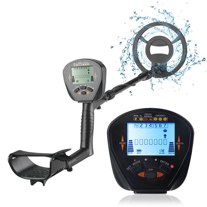 Metal Detector profondità sotterranea 2.5m ricerca Scanner rilevatore d'oro ad alta precisione cacciatore di tesori rilevamento Pinpointer MD830