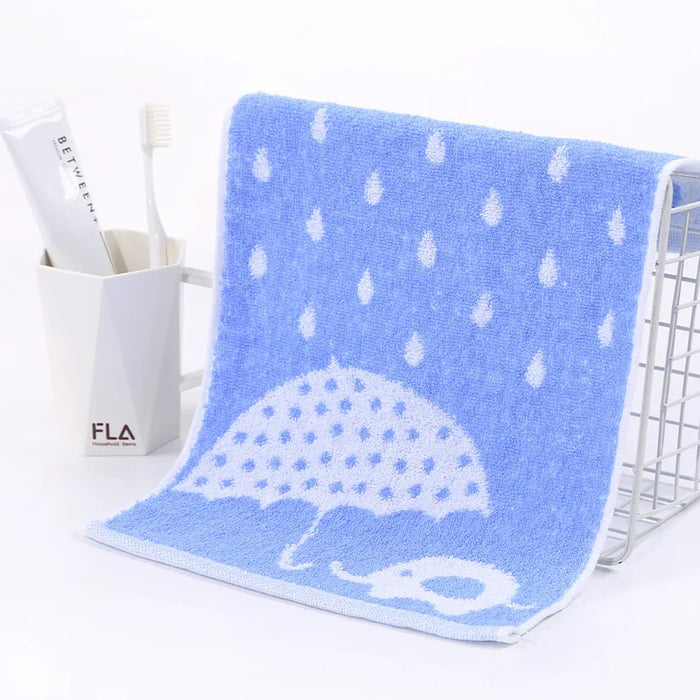Asciugamano da bagno per bambini in morbido cotone asciugamano per il viso animale del fumetto asciugamano assorbente per bambini asciugamano assorbente per bambini 50x25cm