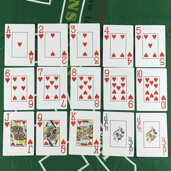 2 pz/set Baccarat Texas Hold'em plastica impermeabile Scrub carte da gioco Poker Club carte giochi da tavolo 2.48*3.46 pollici Yernea
