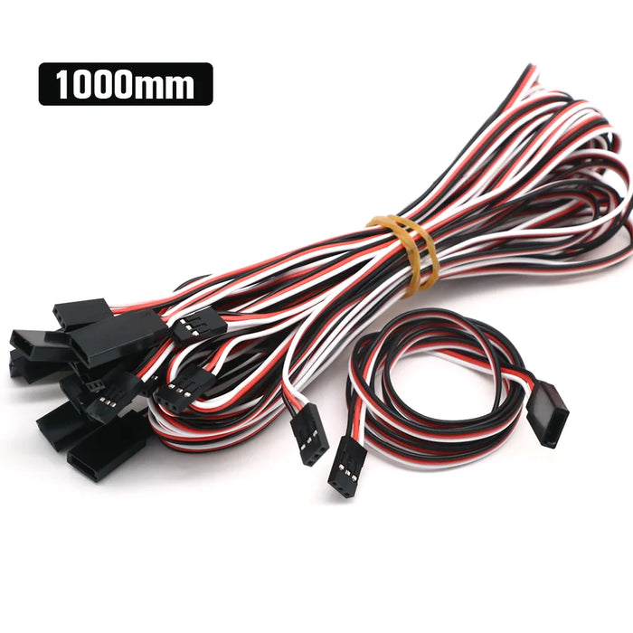 10 pz/lotto 10cm 15CM 30CM 50CM 100CM cavo di prolunga Servo RC cavo 150mm cavo JR all'ingrosso