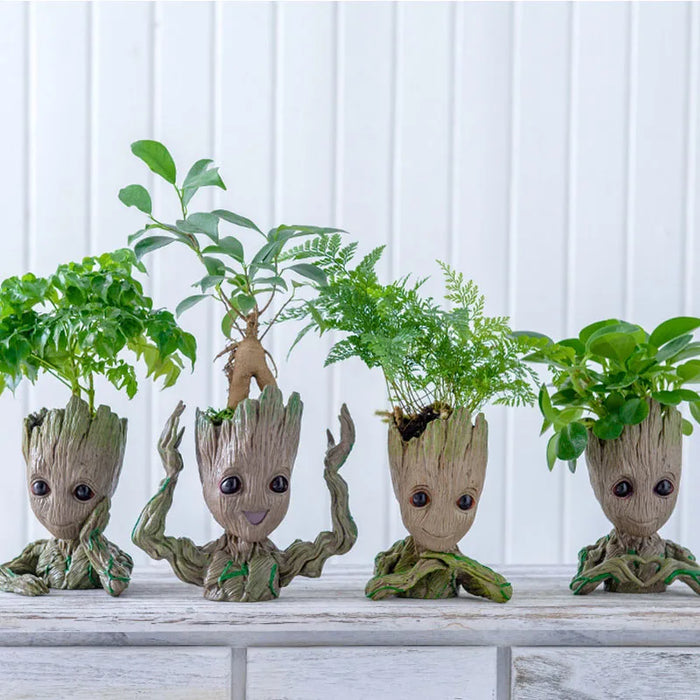 Decorazione della casa Artigianato Modello in miniatura Ufficio Desktop Display Cartoon Groot Figurine Artigianato Decor Albero Uomo Ornamento 5CM