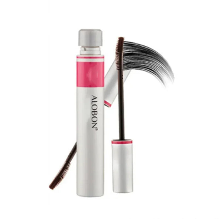 Mascara Curl individuale Estensione ciglia Mascara colossale Volume Express Trucco 1pc Inchiostro nero Alobon Ciglia in fibra 3d