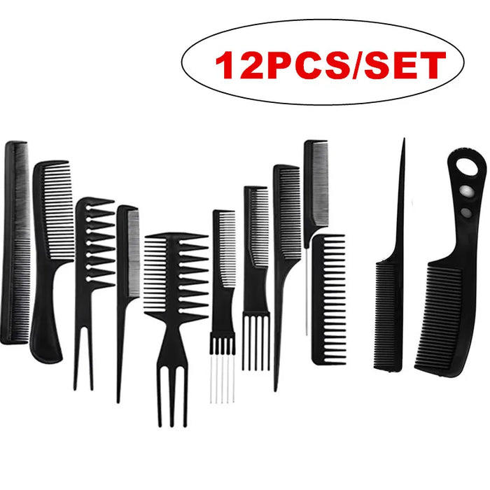 Nuovi arrivi uomo donna salone di bellezza styling dei capelli parrucchiere spazzola di plastica nera pettini strumenti di modellazione spazzola per capelli antistatica