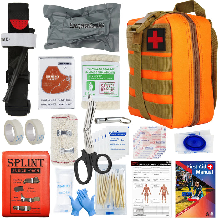Kit di pronto soccorso custodia fornita set completo Molle per configurare kit di sopravvivenza Kit di emergenza all'aperto Trauma Outdoor Gear IFAK EMT
