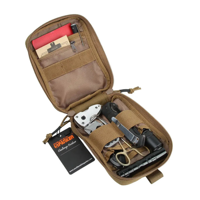 Marsupio tattico EDC Molle Marsupio multiuso Marsupio multifunzione con doppia cerniera Custodia per attrezzi da caccia