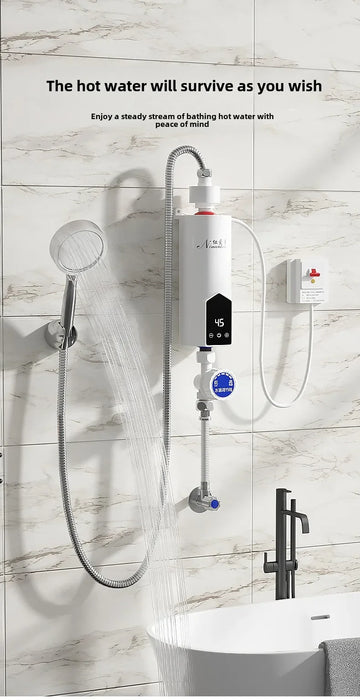 Scaldabagno istantaneo 220V 3000W-5500W Riscaldatori elettrici portatili per bagno Doccia acqua calda e riscaldamento cucina domestica