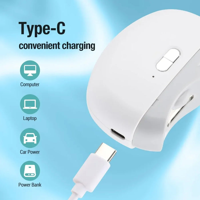 Tagliaunghie elettrico rettifica e lucidatura 2 in 1 smerigliatrice per unghie automatica portatile multifunzionale strumento elettrico per Manicure