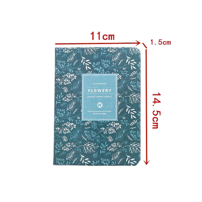 Programma coreano Kawaii A6 Diario annuale vintage Settimanale mensile Agenda giornaliera Organizzatore di fiori Quaderno di carta Agenda scolastica