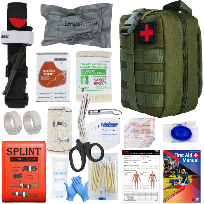 Kit di pronto soccorso custodia fornita set completo Molle per configurare kit di sopravvivenza Kit di emergenza all'aperto Trauma Outdoor Gear IFAK EMT