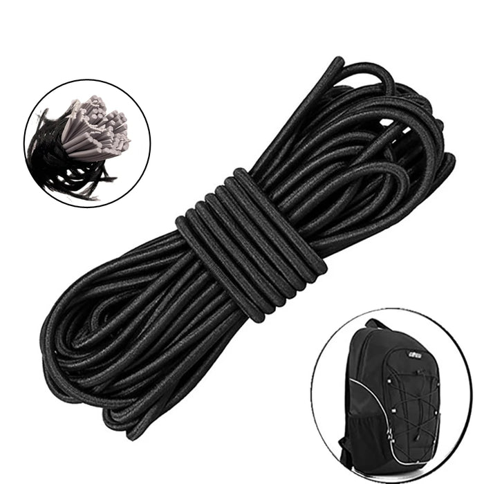 Forte corda elastica Corda elastica per shock Bungee Corda elastica per creazione di gioielli fai-da-te Tende per progetti all'aperto Bagagli per barche da kayak