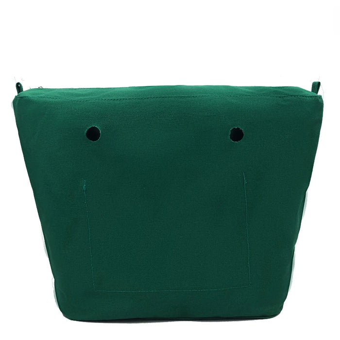 Nuovo formato classico Inserto impermeabile solido Fodera interna Inserto Tasca con cerniera per borsa Obag O Bag Accessori in silicone