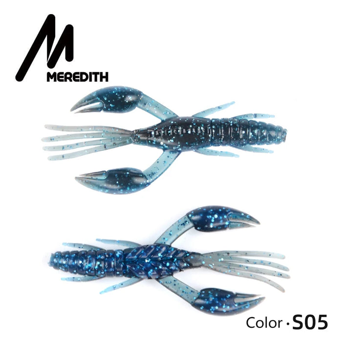 Manometro 50mm 65mm 80mm doglivecraw esche da pesca Craws gamberetti richiamo morbido esche da pesca Wobblers Bass Lures Silicone morbido
