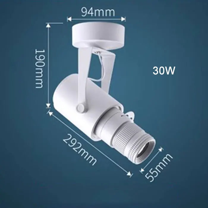 Faretti zoom da palcoscenico per teatro, luci a binario per proiettore con logo con messa a fuoco a LED, luci Gobo industriali per matrimoni in negozi di ristoranti aziendali