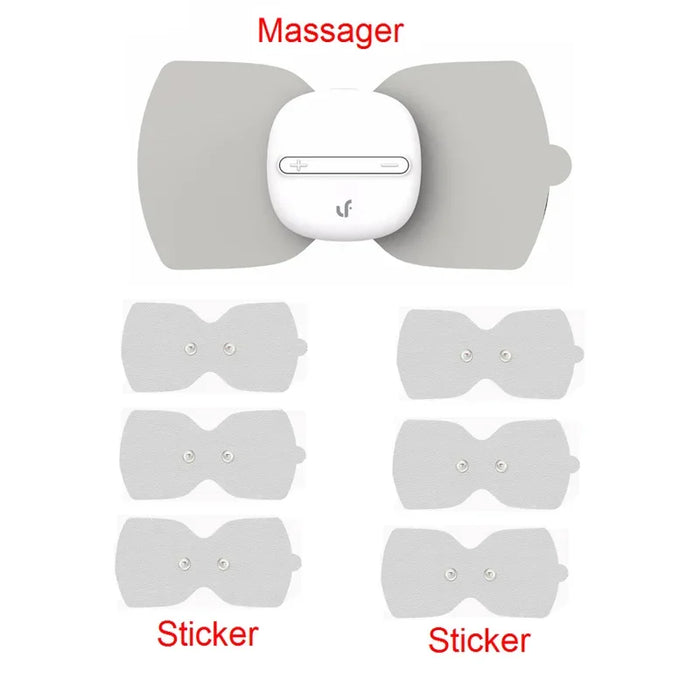LF magic touch Mini Health Body Massager Magic Massage Touth Sticker 5 modalità di funzionamento con confezione regalo LERAVAN