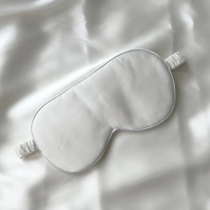 Maschera per gli occhi per il sonno in pura seta al 100% entrambi i lati Copertura per gli occhi in seta di moda Ombra Benda morbida Aiuto relax da viaggio Multicolor