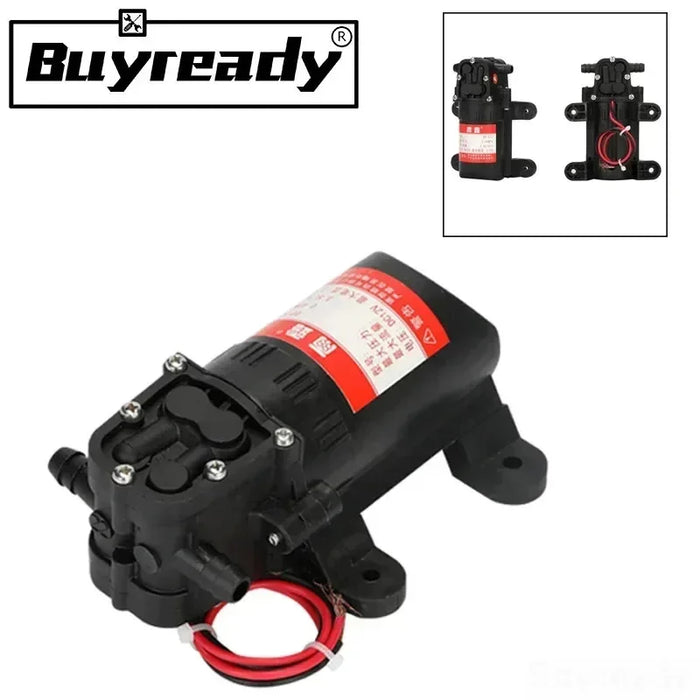 Durable DC 12 V 70PSI 3.5L/min Agricola Pompa Dell'acqua Elettrica Nero Micro A Membrana Ad Alta Pressione Spruzzatore di Acqua Auto lavaggio 12 V